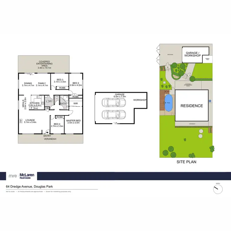 Floorplan of Homely house listing, 64 Dredge Avenue, Douglas Park NSW 2569