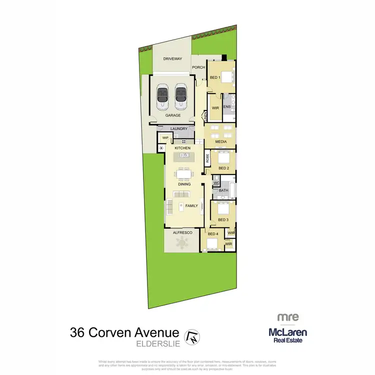 Floorplan of Homely house listing, 36 Corven Avenue, Elderslie NSW 2570