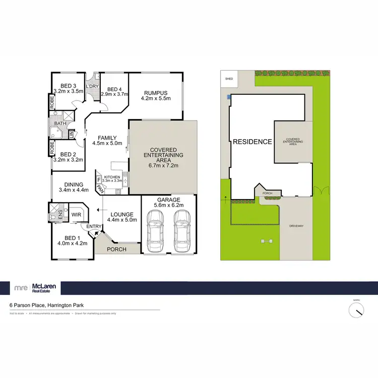 Floorplan of Homely house listing, 6 Parson Place, Harrington Park NSW 2567