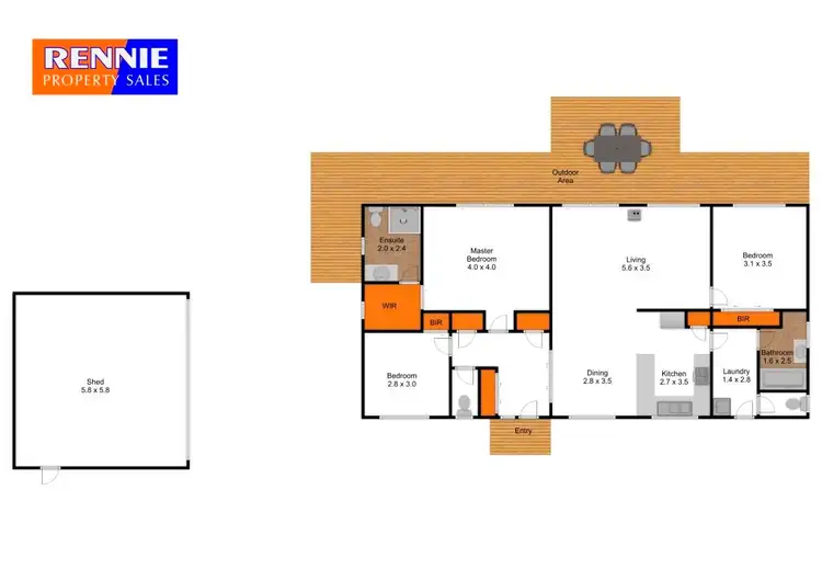 Floorplan of Homely rural property listing, 21 Temple Court, Jeeralang Junction VIC 3840