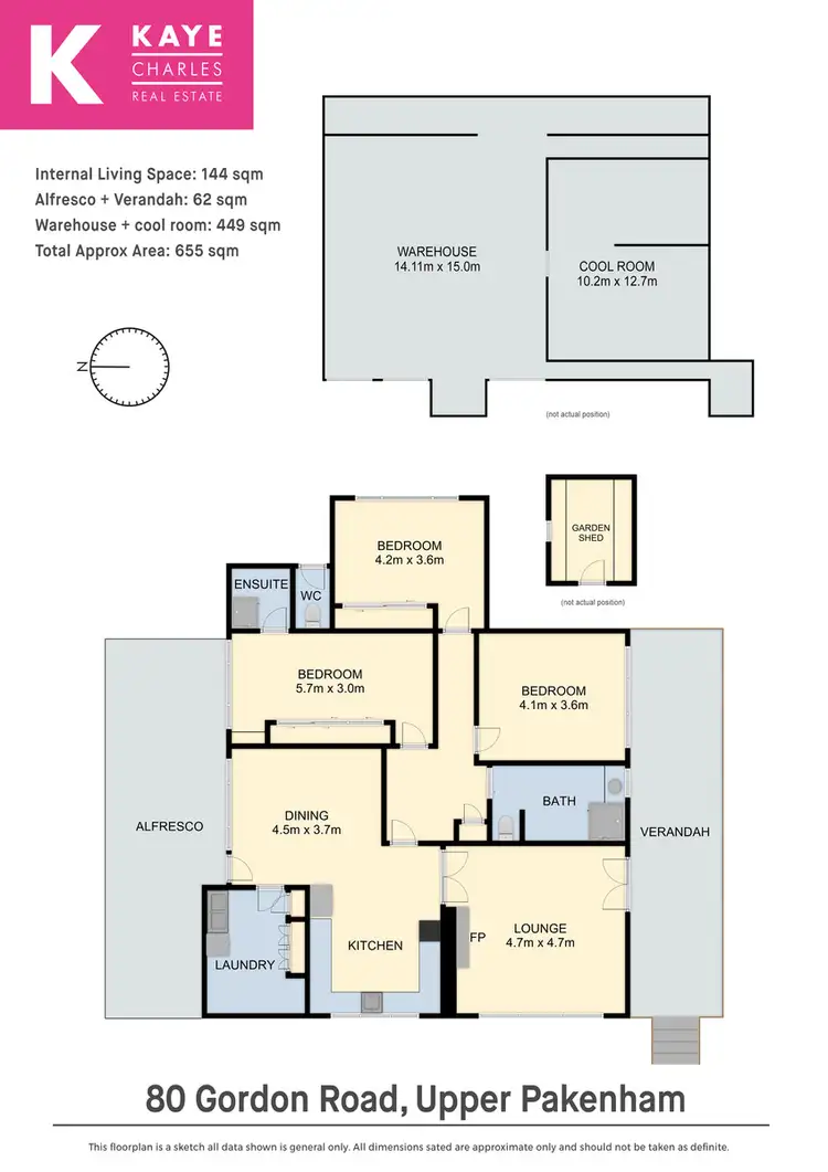 Floorplan of Homely rural property listing, 80 Gordon Road, Pakenham Upper VIC 3810