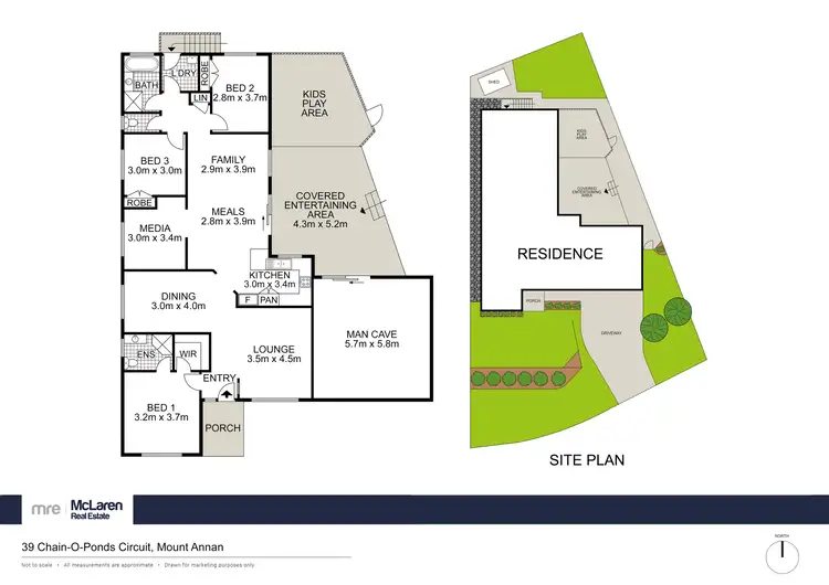 Floorplan of Homely house listing, 39 Chain-O-Ponds Circuit, Mount Annan NSW 2567