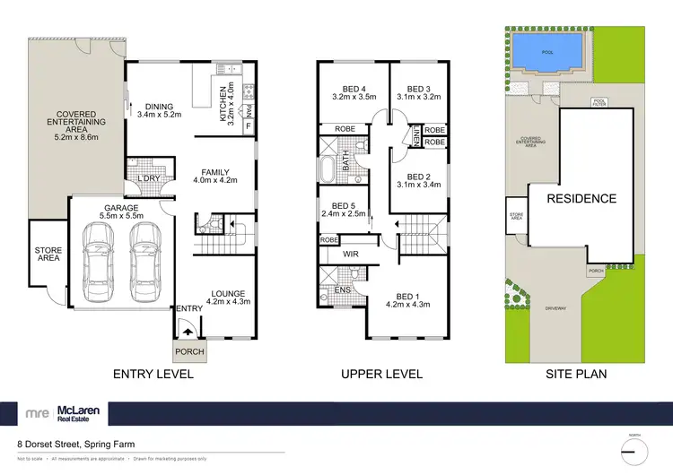 Floorplan of Homely house listing, 8 Dorset Street, Spring Farm NSW 2570