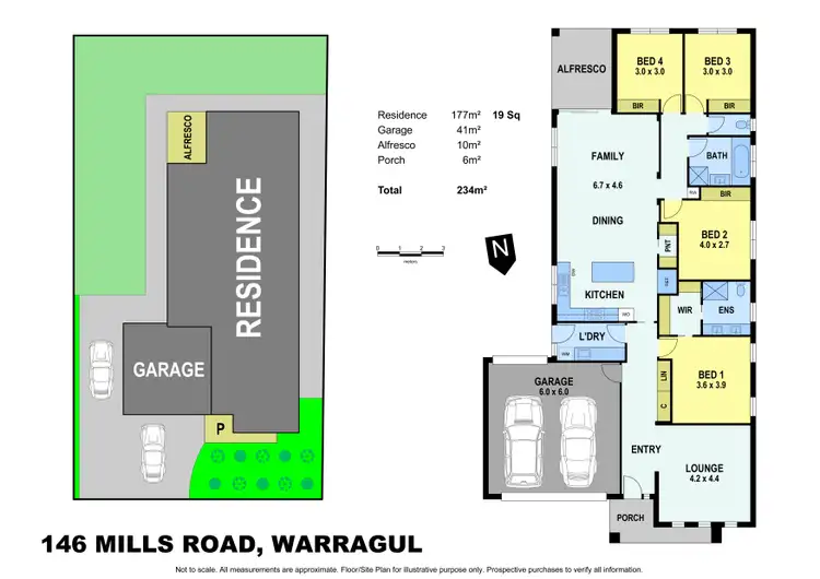 Floorplan of Homely house listing, 146 Mills Road, Warragul VIC 3820