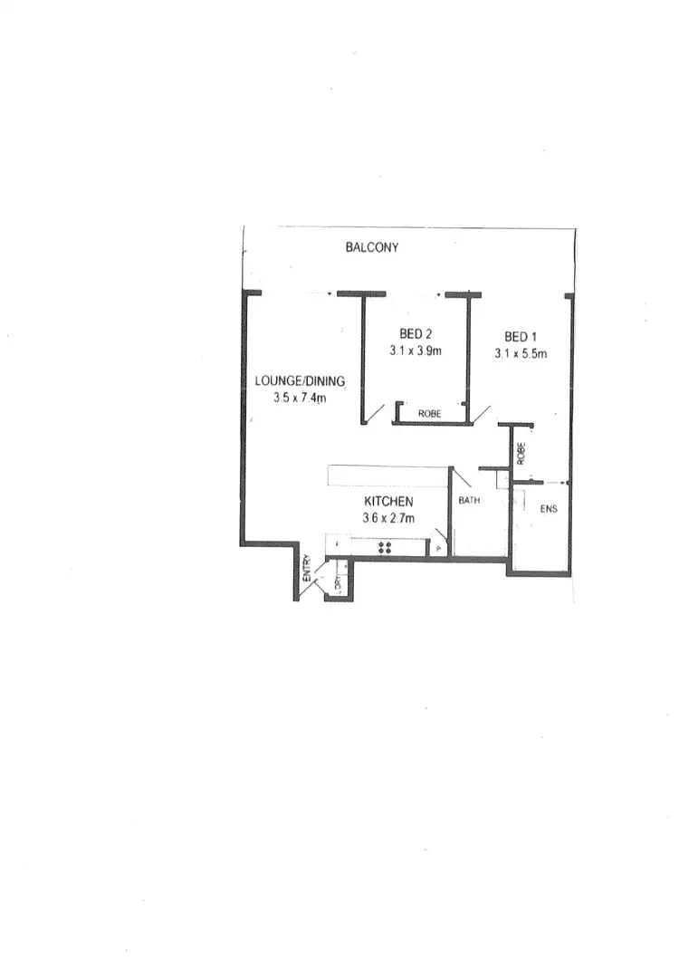 Floorplan of Homely apartment listing, 2 Oliver Street, Chatswood NSW 2067