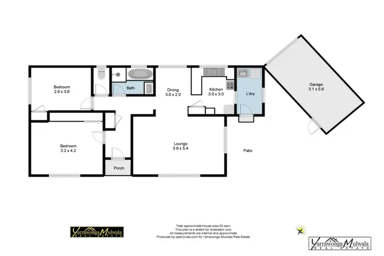 Floorplan of Homely unit listing, 5/6 Lakeview Court, Mulwala, Mulwala NSW 2647