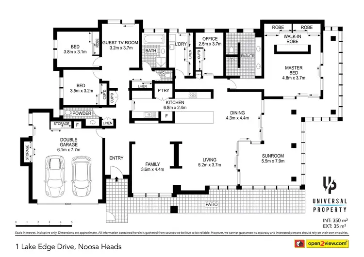 Floorplan of Homely house listing, 1 Lake Edge Drive, Noosa Heads QLD 4567