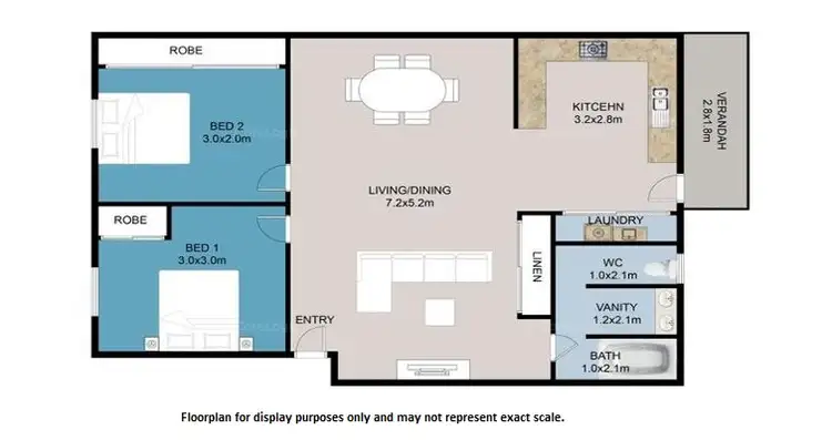 Floorplan of Homely unit listing, Address available on request