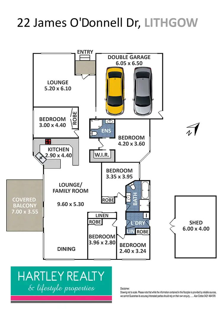Floorplan of Homely house listing, 22 James O'Donnell Drive, Bowenfels NSW 2790
