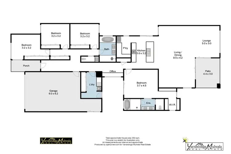 Floorplan of Homely house listing, 9 Thomson Circuit, Yarrawonga VIC 3730
