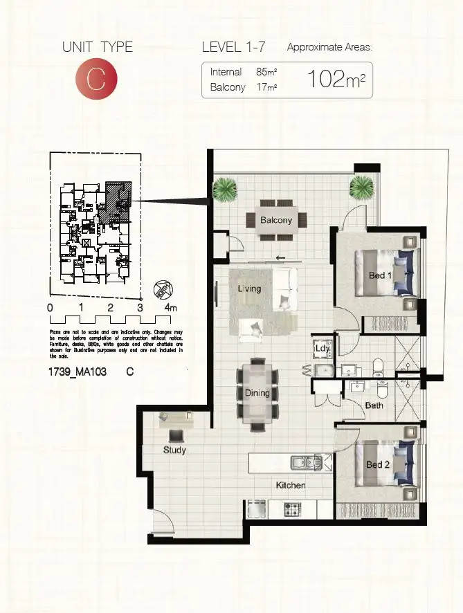 Floorplan of Homely apartment listing, 203/40 Mascar Street, Upper Mount Gravatt QLD 4122