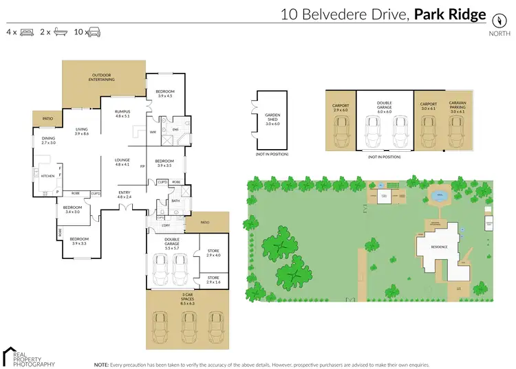 Floorplan of Homely house listing, 2-12 Belvedere Drive, Park Ridge QLD 4125