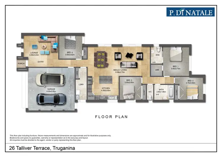 Floorplan of Homely house listing, 26 Talliver Terrace, Truganina VIC 3029