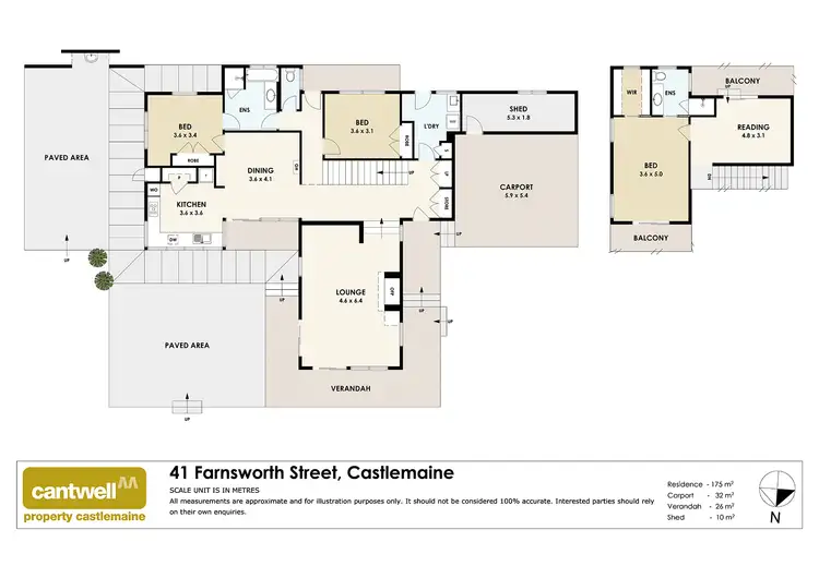 Floorplan of Homely house listing, 41 Farnsworth Street, Castlemaine VIC 3450