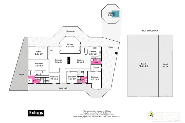 Floorplan of Homely house listing, 24 WANANI ROAD, Mulwala NSW 2647