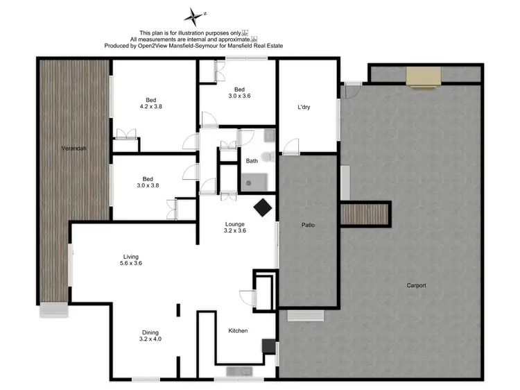 Floorplan of Homely house listing, 23 Main Street, Maindample VIC 3723