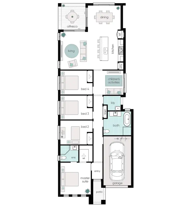 Floorplan of Homely house listing, LOT 4727 Leven Way, Marsden Park NSW 2765