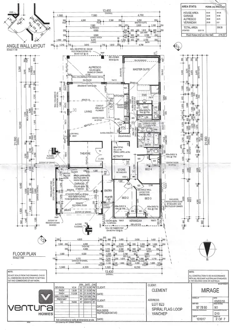 Floorplan of Homely house listing, 24 Spiral Flag Road, Yanchep WA 6035