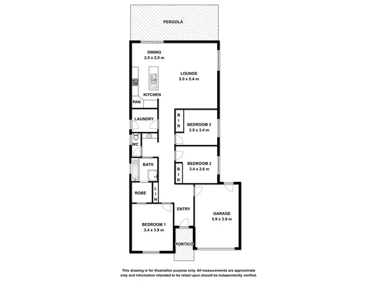 Floorplan of Homely house listing, 1/30 Ash Court, Mount Gambier SA 5290