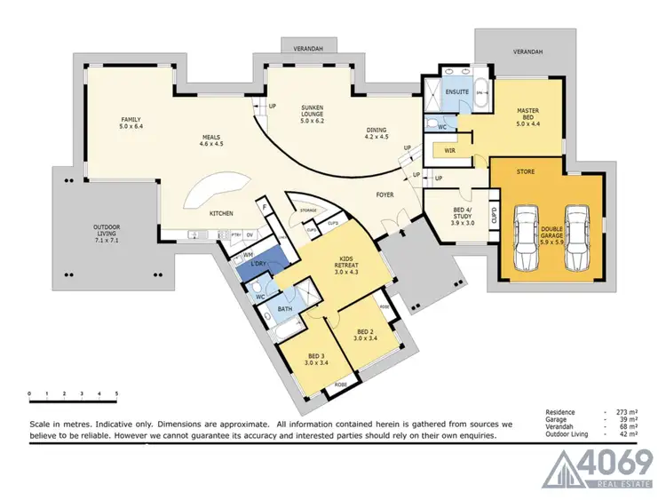 Floorplan of Homely house listing, 7 Logan Place, Pullenvale QLD 4069