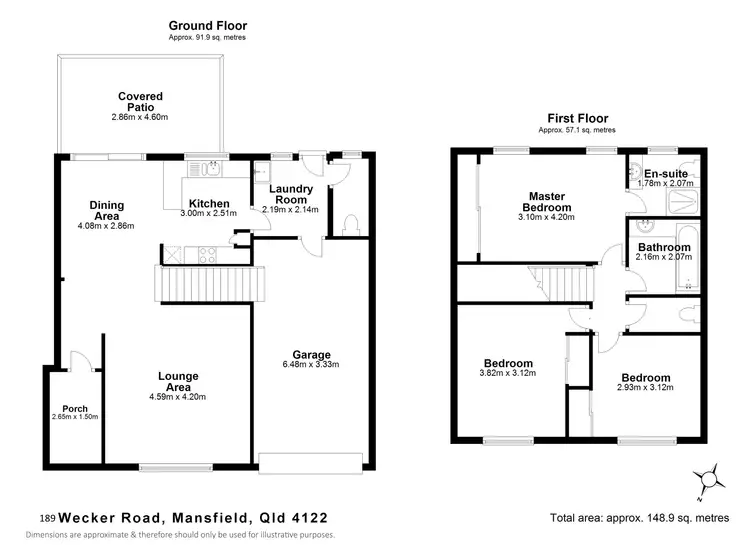 Floorplan of Homely townhouse listing, 33/189 Wecker Road, Mansfield QLD 4122