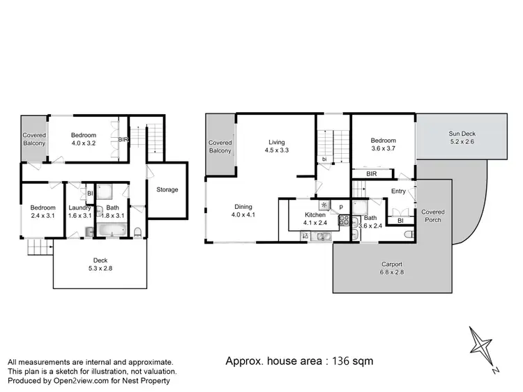 Floorplan of Homely unit listing, 14/312 Davey Street, South Hobart TAS 7004