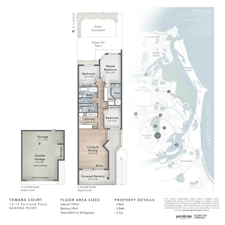 Floorplan of Homely villa listing, 12/13 Parkland Place, Banora Point NSW 2486