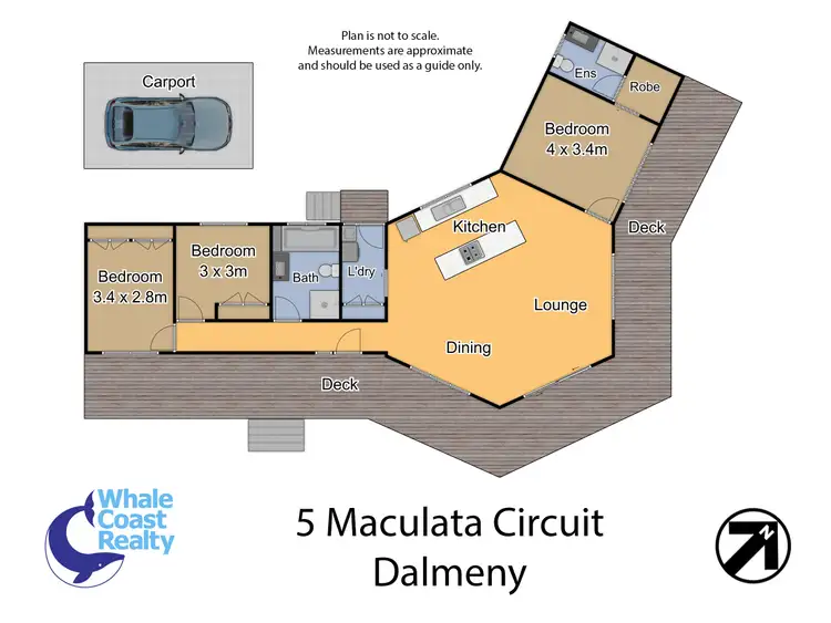 Floorplan of Homely house listing, 5 Maculata Circuit, Dalmeny NSW 2546