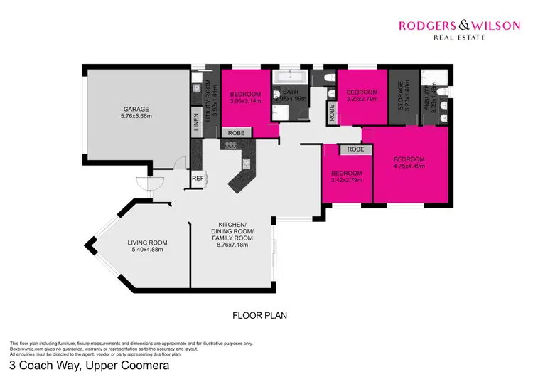 Floorplan of Homely house listing, 3 Coach Way, Upper Coomera QLD 4209