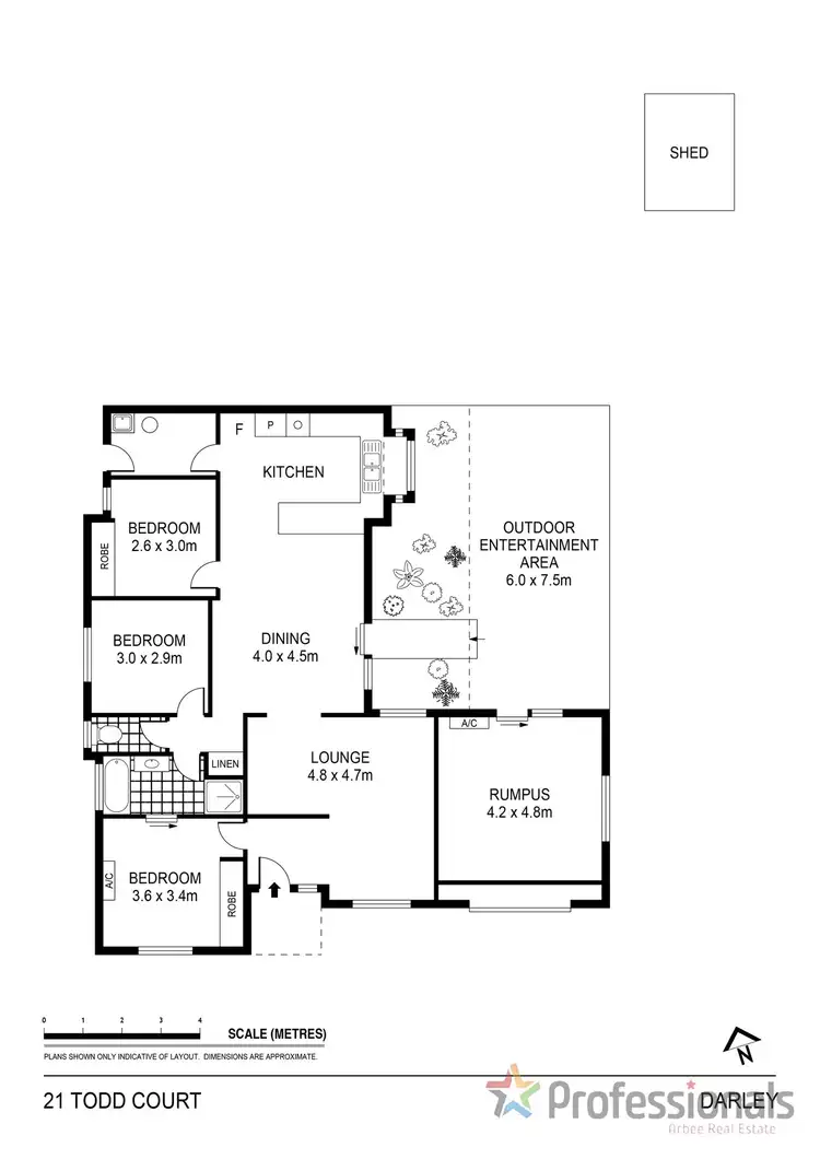 Floorplan of Homely house listing, 21 Todd Court, Darley VIC 3340
