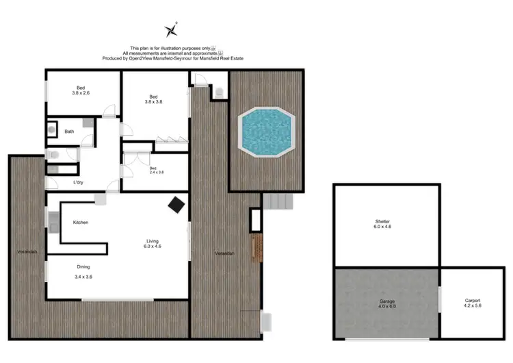 Floorplan of Homely house listing, 16-18 Village Way, Macs Cove VIC 3723