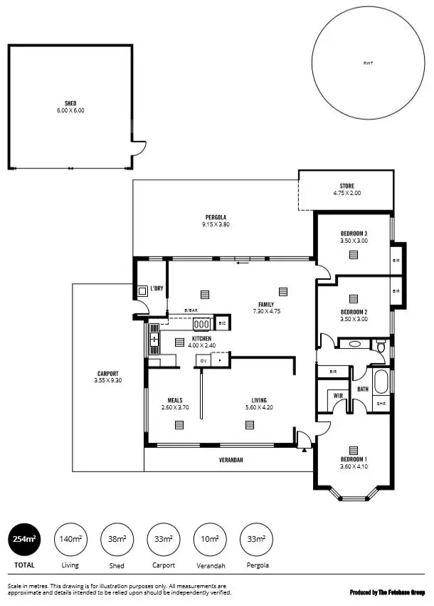 Floorplan of Homely house listing, 12 McFarlane Street, Meningie SA 5264