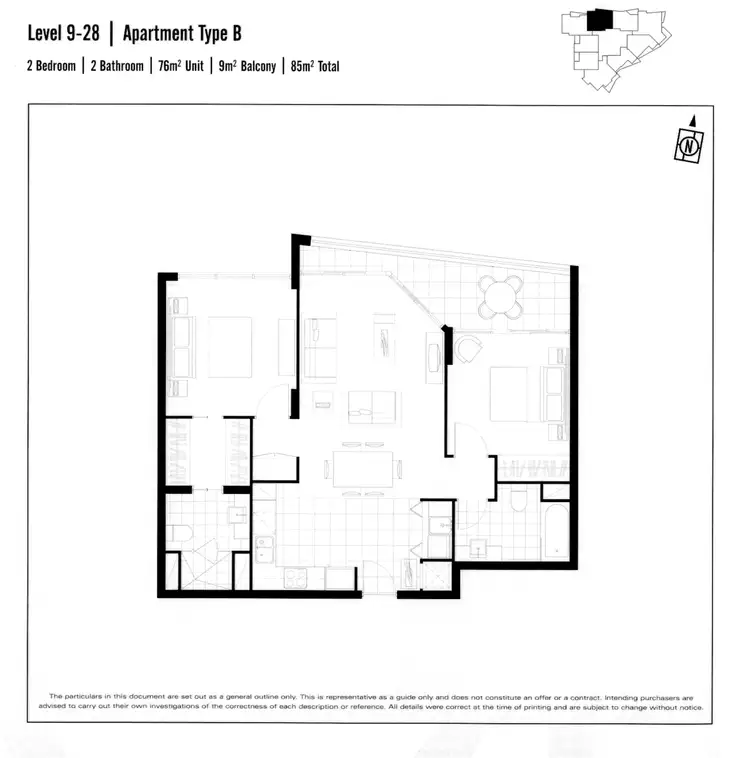 Floorplan of Homely apartment listing, 1152/56 Scarborough Street, Southport QLD 4215