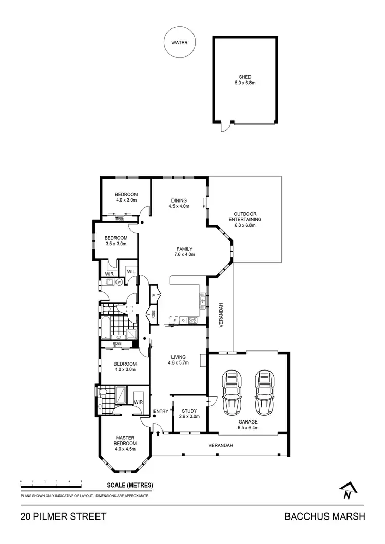 Floorplan of Homely house listing, 20 Pilmer Street, Bacchus Marsh VIC 3340