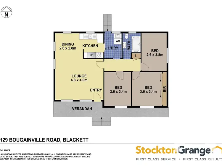 Floorplan of Homely house listing, 129 Bougainville Rd, Blackett NSW 2770