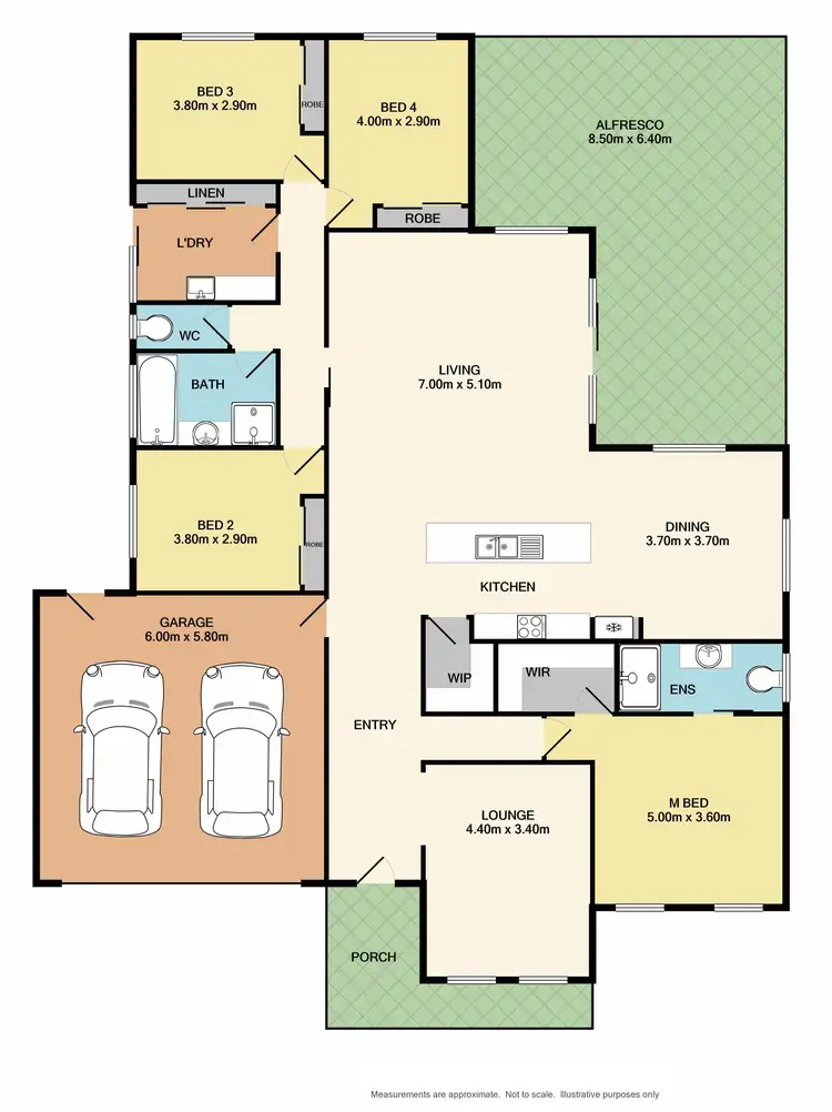 Floorplan of Homely house listing, 78 Honeyeater Circuit, Thurgoona NSW 2640