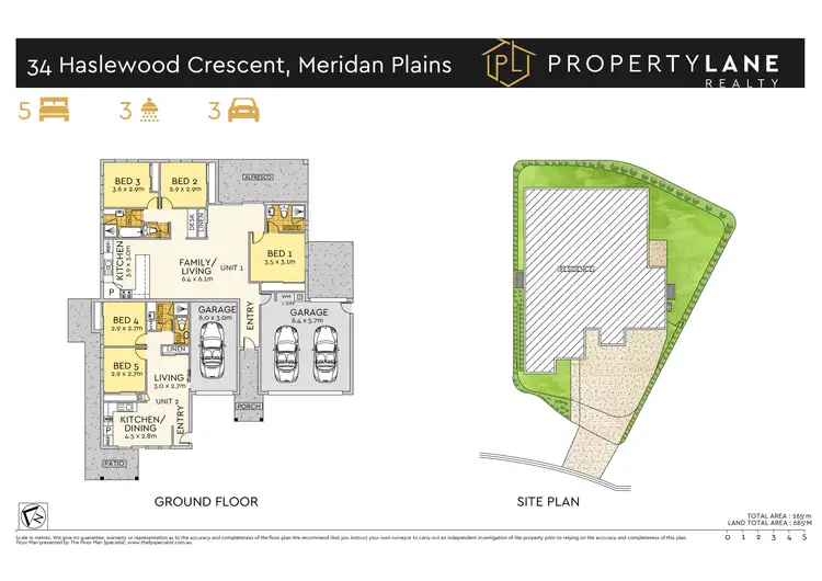 Floorplan of Homely house listing, 34 Haslewood Cres, Meridan Plains QLD 4551