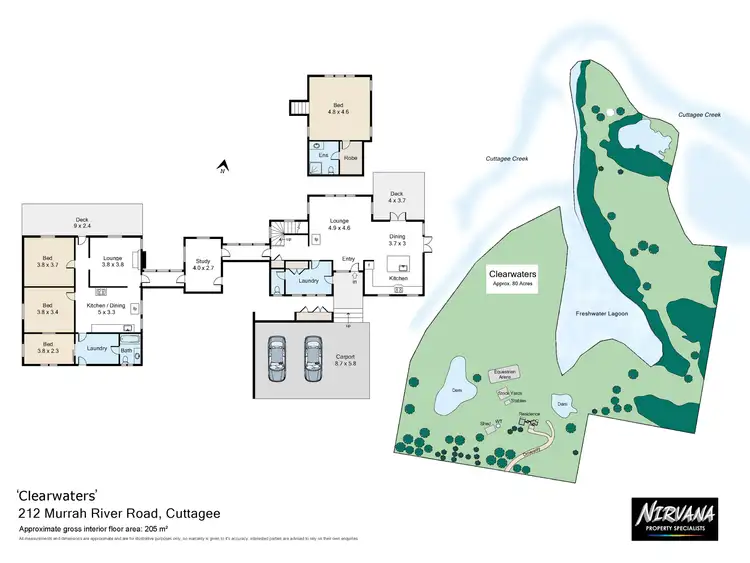 Floorplan of Homely rural property listing, 212 Murrah River Road, Cuttagee NSW 2546