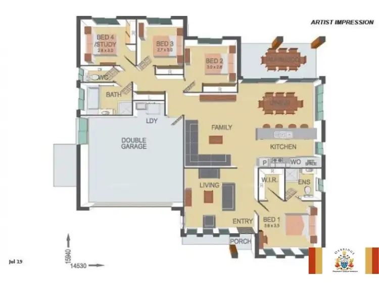 Floorplan of Homely house listing, 7 Conway Street, Riverview QLD 4303