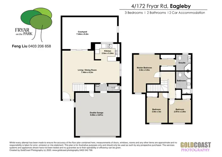 Floorplan of Homely townhouse listing, 4/172 Fryar Road, Eagleby QLD 4207
