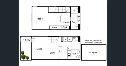 Floorplan of Homely apartment listing, G07/19 Marcus Clarke Street, City ACT 2601