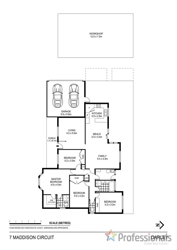 Floorplan of Homely house listing, 7 Maddison Circuit, Darley VIC 3340