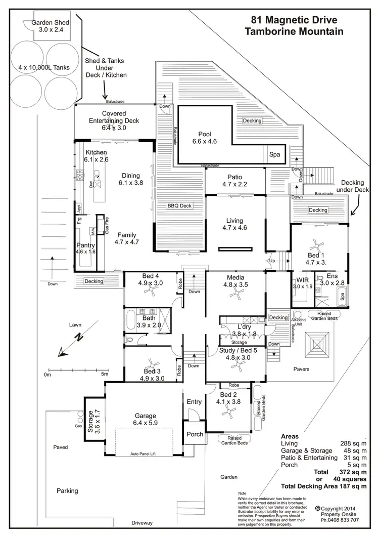 Floorplan of Homely house listing, 81 Magnetic Drive, Tamborine Mountain QLD 4272
