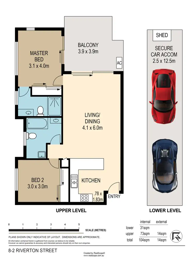 Floorplan of Homely apartment listing, 8/2 Riverton Street, Clayfield QLD 4011