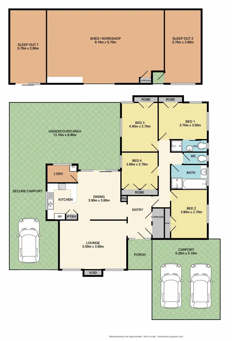 Floorplan of Homely house listing, 425 Kaitlers Road, Lavington NSW 2641