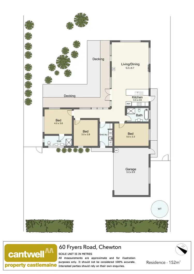 Floorplan of Homely house listing, 60 Fryers Road, Chewton VIC 3451