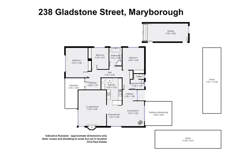 Floorplan of Homely house listing, 238 Gladstone Street, Maryborough VIC 3465