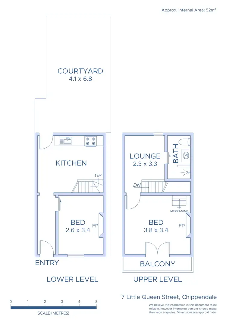 Floorplan of Homely terrace listing, 7 Little Queen Street, Chippendale NSW 2008