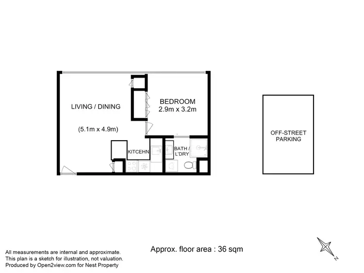 Floorplan of Homely unit listing, 3/1 Plimsoll Place, Sandy Bay TAS 7005
