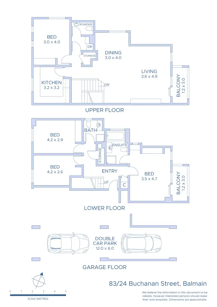 Floorplan of Homely apartment listing, 83/24 Buchanan Street, Balmain NSW 2041